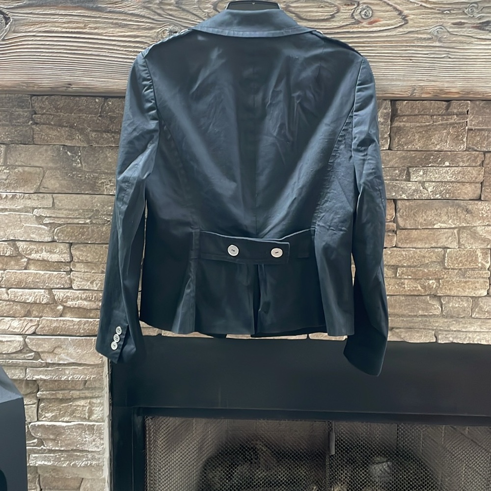 Talbots black cropped jacket 6p - Picture 5 of 8
